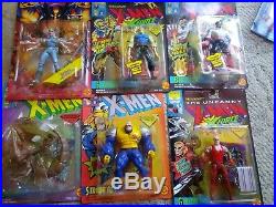 Lot of 35 Vintage Xmen Action Figures Toybiz Toy Biz New Sealed