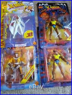 Lot of 35 Vintage Xmen Action Figures Toybiz Toy Biz New Sealed