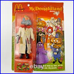 Lot of 4 Vintage 1976 Remco Ronald McDonald McDonaldland Figures On Card