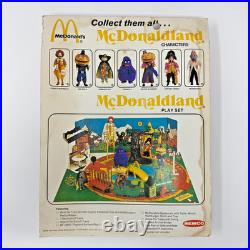 Lot of 4 Vintage 1976 Remco Ronald McDonald McDonaldland Figures On Card