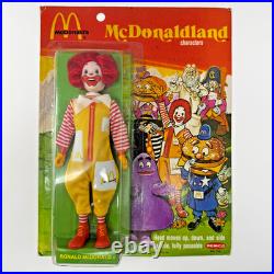 Lot of 4 Vintage 1976 Remco Ronald McDonald McDonaldland Figures On Card