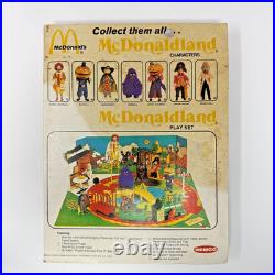 Lot of 4 Vintage 1976 Remco Ronald McDonald McDonaldland Figures On Card