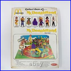 Lot of 4 Vintage 1976 Remco Ronald McDonald McDonaldland Figures On Card