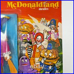 Lot of 4 Vintage 1976 Remco Ronald McDonald McDonaldland Figures On Card