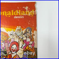 Lot of 4 Vintage 1976 Remco Ronald McDonald McDonaldland Figures On Card