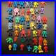 Lot of 49 Vintage Robot Mini Figures Some Keshi Hard Plastic Gumball Machine Toy