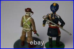 Lot of 6 Vintage SERIES 77 Metal Military/Soldier MOUNTED Toy Figures