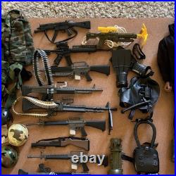Lot of Military Action Figures 12 Scale Military Gear & Accessories VTG toys