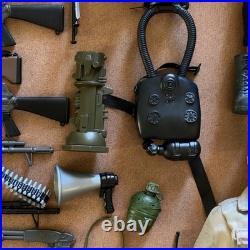Lot of Military Action Figures 12 Scale Military Gear & Accessories VTG toys