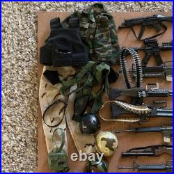 Lot of Military Action Figures 12 Scale Military Gear & Accessories VTG toys