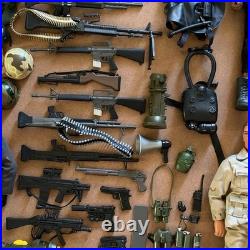 Lot of Military Action Figures 12 Scale Military Gear & Accessories VTG toys