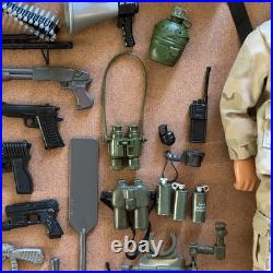 Lot of Military Action Figures 12 Scale Military Gear & Accessories VTG toys