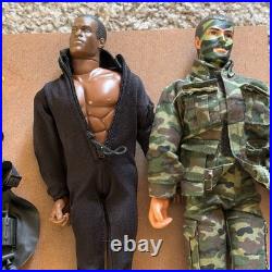 Lot of Military Action Figures 12 Scale Military Gear & Accessories VTG toys