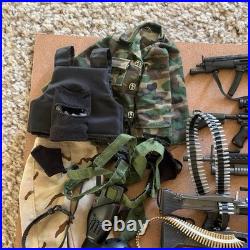 Lot of Military Action Figures 12 Scale Military Gear & Accessories VTG toys