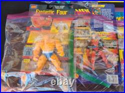 Lot x17 Vintage Marvel 90s X-Men Action Figures Toy Biz Spiderman cardbacks Fan