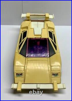 M. A. S. K 1988 mask Stiletto vehicle Kenner Lamborghini Countach Not Complete