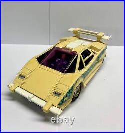 M. A. S. K 1988 mask Stiletto vehicle Kenner Lamborghini Countach Not Complete