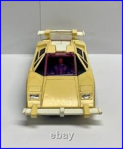 M. A. S. K 1988 mask Stiletto vehicle Kenner Lamborghini Countach Not Complete