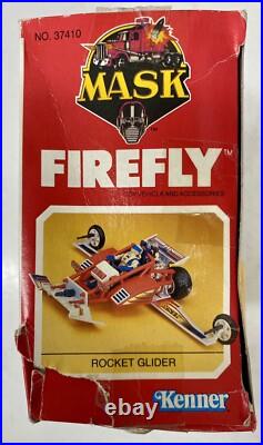 M. A. S. K. Kenner 1986 FIREFLY rocket glider vintage toy with box incomplete