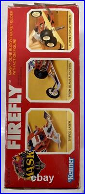 M. A. S. K. Kenner 1986 FIREFLY rocket glider vintage toy with box incomplete