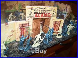 MARX Davy Crockett ALAMO Playset 1950's WithDay Crockett Figure