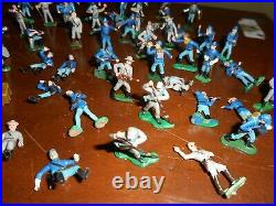 MARX MINIATURE CIVIL WAR 32mm PLAY SET FIGURES 1960 ERA (57) & INDIANS(31)