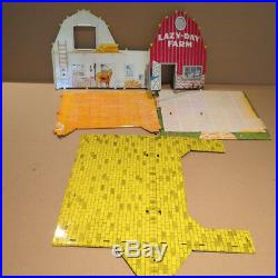 MARX Modern Farm #2710 with60mm figures, MIB, 1955