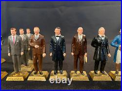 MARX PRESIDENTS Vintage 1960s 2.5 Figures WithGenerals Lot Of 85 Figures