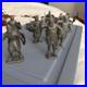 MARX PRINCE VALIANT PLAYSET 14 SILVER FIGURES 1950s Broken Feather