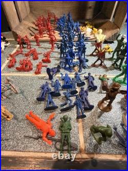 MEGA 170+ Vintage Toy Figure Lot Luso, Maia & Borges, Marx, MPC Ringhand, Ertl