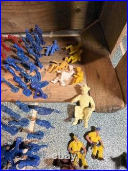 MEGA 170+ Vintage Toy Figure Lot Luso, Maia & Borges, Marx, MPC Ringhand, Ertl