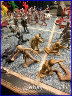 MEGA 170+ Vintage Toy Figure Lot Luso, Maia & Borges, Marx, MPC Ringhand, Ertl