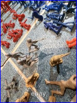 MEGA 170+ Vintage Toy Figure Lot Luso, Maia & Borges, Marx, MPC Ringhand, Ertl