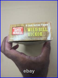 MEGO VINTAGE 8 inch ACTION FIGURE WESTERN SUPER HEROES WILD BILL HICKOK -SEALED