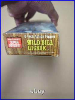 MEGO VINTAGE 8 inch ACTION FIGURE WESTERN SUPER HEROES WILD BILL HICKOK -SEALED