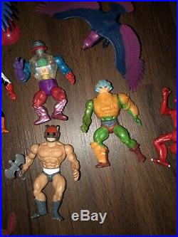 MOTU He-Man Full Figures Rare Plus 1980's Loose Action Figure Huge VTG Toy Lot