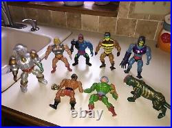 MOTU Masters of the Universe He-man vintage LOT action figures with Skeletor