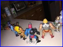 MOTU Masters of the Universe He-man vintage LOT action figures with Skeletor