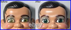 MOVING EYES Jerry Mahoney Ventriloquist dummy puppet figure doll Paul Winchell