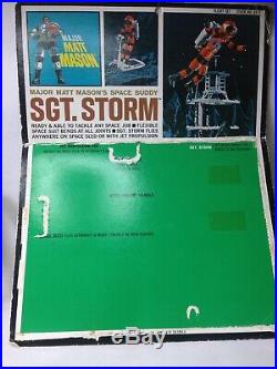 Major Matt Mason Sgt. Storm Astronaut Figure Space Sled & Card Mattel 1966