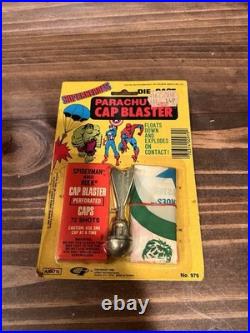 Marvel Gordy International Parachuting Cap Blaster Die Cast 1980 Vintage Toy