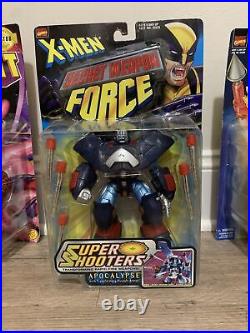 Marvel comics X-Men Apocalypse 6 sealed action figure toy lot Vintage New In Box