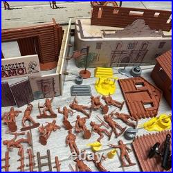 Marx 1995 Davy Crockett the Alamo Play Set with Figures, Cannons, Nearly Complete