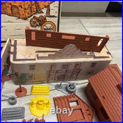 Marx 1995 Davy Crockett the Alamo Play Set with Figures, Cannons, Nearly Complete