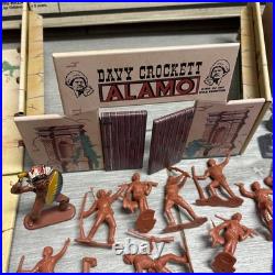 Marx 1995 Davy Crockett the Alamo Play Set with Figures, Cannons, Nearly Complete