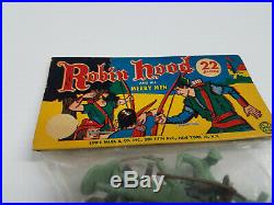 Marx Bagged Set Of Robin Hood Figures Unpunched Never Opened 22pcs