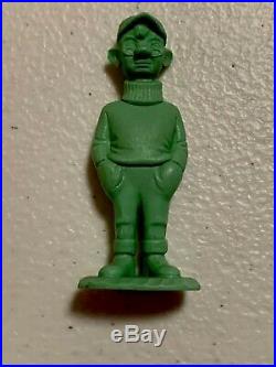 Marx Howdy Doody 1950's Dilly Dally Figure 60mm Flat Green Mint Extremely Rare