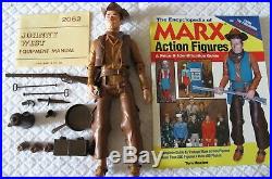 Marx Johnny West 1965 with box and the Encyclopedia of Marx Action Figures