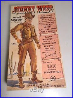 Marx Johnny West Best Of The West Action Figure Accessories Box 100% Complete