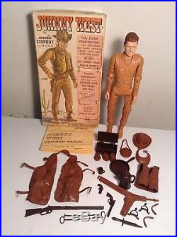 Marx Johnny West Best Of The West Action Figure Accessories Box